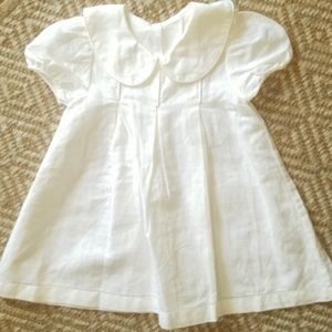 White Linen Dress 18 Months